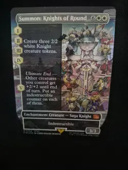 Summon: Knights of Round (Borderless) Final Fantasy Foil - Image 4