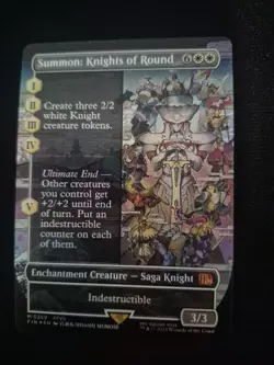 Summon: Knights of Round (Borderless) Final Fantasy Foil - Image 5