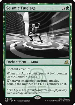 Foil - Seismic Tutelage - 254 / NM / English MTG - Image 1