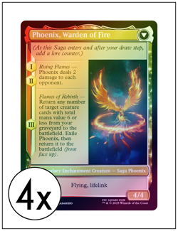 4x Joshua, Phoenix's Dominant, Foil, Magic The Gathering MTG NM - Image 2