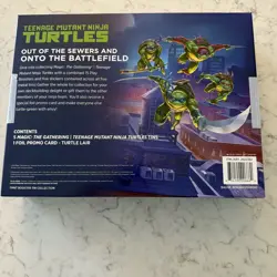 Magic MTG Teenage Mutant Ninja Turtles Universes Beyond 5 Tin Booster Box Bundle - Image 3