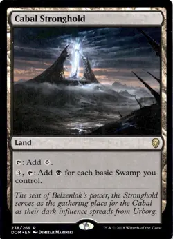 Cabal Stronghold 238 Rare Dominaria Magic: The Gathering Near Mint - Image 1