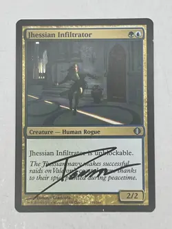 MTG Artist Proof Jhessian Infiltrator Shards of Alara Signed by Donato Giancola - Image 1