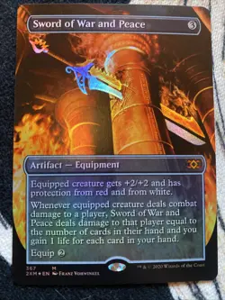 Sword of War and Peace (Borderless) Double Masters Foil - Image 1