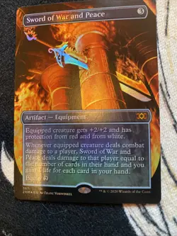 Sword of War and Peace (Borderless) Double Masters Foil - Image 3