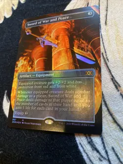 Sword of War and Peace (Borderless) Double Masters Foil - Image 4