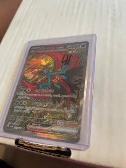 Roaring Moon ex SAR 218/187 Terastal Festival sv8a Pokemon Card Japanese - Image 3