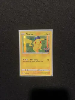 Pikachu 028/078 Holo Rare Pokemon GO Pokemon NM - Image 1