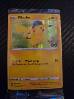 Pikachu 028/078 Pokemon GO Promo Holo Sealed - Image 1
