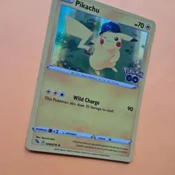 Pikachu 028/078 POKEMON GO Holo Rare Card SWSH - Image 4