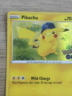 Pokemon TCG Pikachu Pokemon Go 028/078 Holo Holo Rare Near Mint Mint - Image 2