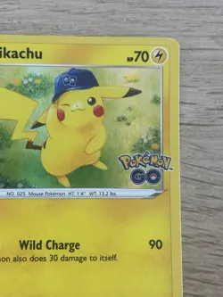 Pokemon TCG Pikachu Pokemon Go 028/078 Holo Holo Rare Near Mint Mint - Image 3
