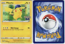Pikachu 028/078 Holo Rare Pokemon GO Pokemon Holo NM - Image 1