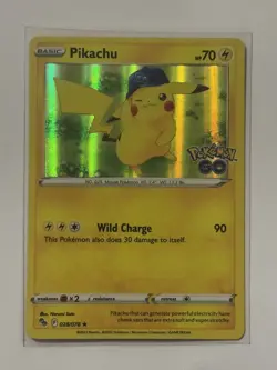 Pokemon TCG - Pikachu 028/078 Holo Rare - SWSH - Pokemon GO NM/M - Image 1
