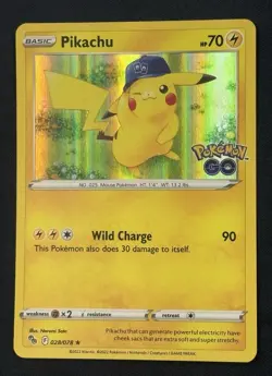 Pikachu 028/078 Pokemon GO Holo - Image 2