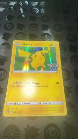 Pikachu Pokemon GO 028/078 Holo Rare Holo Pokemon TCG EN 2022 - Image 2
