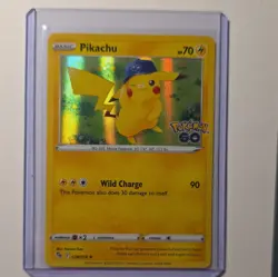 The Pokemon Company Pikachu Pokemon GO 028/078 Holo Rare 70HP EN - Image 3