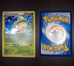 Ludicolo 12/160 Holo Rare Primal Clash Pokemon Lightly Played - Image 1