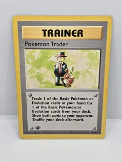 Pokemon Card Pokemon Trader 77/102 Rare 1999-2000 - Image 1