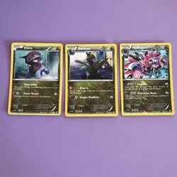 Deino 93, Zweilous 96, Hydreigon 98 Pokemon Dragons Exalted Reverse Holo - Image 1