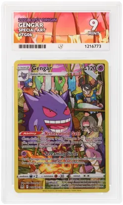 ACE 9 Gengar TG06/TG30 Lost Origin Full Art Holo Pokemon Card - Mint - Image 1