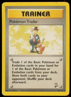 Pokemon Trader 106/130 Rare Base Set 2 Pokemon Heavily Played - Image 1