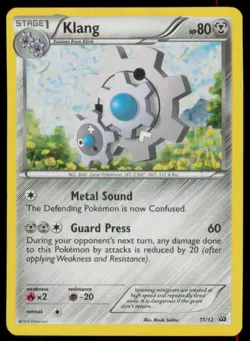 Klang 11/12 Holo Promo McDonald's Promos 2012 Pokemon Heavily Played - Image 1