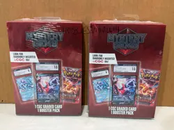 Pokemon !! 2025 Mystery Gems Lot x2 New Sealed !! CGC Graded Card Booster Pack - Image 1