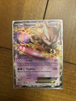 Pokemon TCG Mewtwo EX 54/113 Next Destinies Holo Rare - Image 1