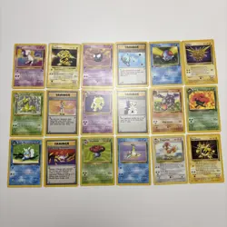 Pokemon Card Lot 18 Cards WOTC 1st Edition Jungle Fossil Base Set Promo Rocket - Image 1