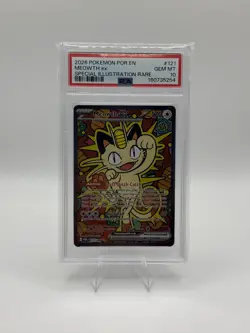 Pokemon TCG Meowth 121/088 Perfect Order PSA 10 - Image 4