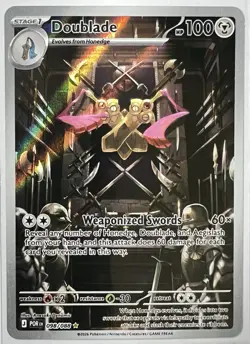 Pokemon TCG Doublade 98/088 Perfect Order Illustration Rare Holo Full Art NM - Image 2