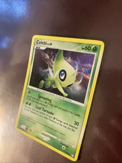 Pokemon Celebi 7/123 Holo Rare Mysterious Treasures Pokemon NM Swirl - Image 2