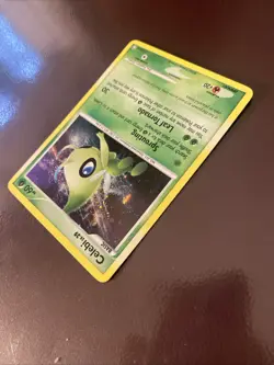 Pokemon Celebi 7/123 Holo Rare Mysterious Treasures Pokemon NM Swirl - Image 4