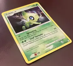 Pokemon Celebi 7/123 Holo Rare Mysterious Treasures Pokemon NM Swirl - Image 5