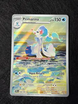 Pokemon Pitch Black Primarina Illustration Rare 88/84 NM - Image 1
