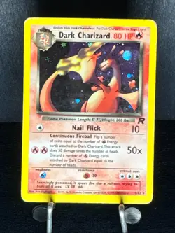 Pokemon TCG Dark Charizard Holo Rare 4/82 - Image 2
