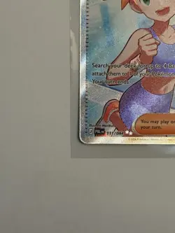 Pokemon Misty's Vitality Full Art Holo 111/084 Pitch Black NM English Pack Fresh - Image 5
