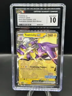 Toxtricity ex 215 SV Scarlet & Violet Promo Regular 260 HP EN CGC 10 - Image 1