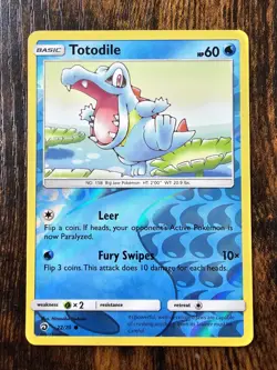 Totodile 22/70 Common Dragon Majesty Pokemon Reverse Holo Near Mint - Image 1