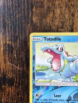 Totodile 22/70 Common Dragon Majesty Pokemon Reverse Holo Near Mint - Image 3