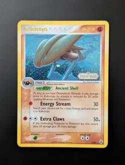 2006 Pokemon Legend Maker Kabutops Reverse Holo #7/92 STAMPED NM - Image 1