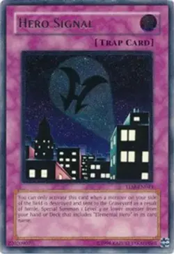 1x (HP) Hero Signal - TLM-EN049 - Rare - Unlimited Edition YuGiOh - Image 1