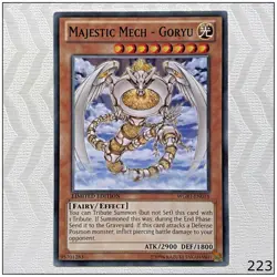 Majestic Mech - Goryu - WGRT-EN018 - Common Limited Edition Yugioh - Image 1