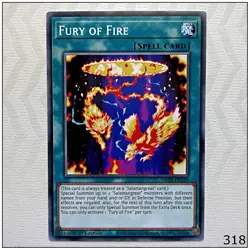 Fury of Fire - MP20-EN129 - Common 1st Edition Yugioh - Image 1