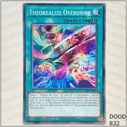 Theorealize Overdrive - DOOD-EN059 - Common 1st Edition Yugioh - Image 1