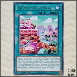 Yummyusment☆Mignon - JUSH-EN023 - Rare 1st Edition Yugioh - Image 1