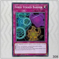 Three Strikes Barrier - COTD-EN067 - Common 1st Edition Yugioh - Image 1