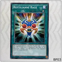 Reptilianne Rage - BP03-EN166 - Common 1st Edition Yugioh - Image 1