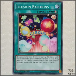 Illusion Balloons - SECE-EN053 - Common 1st Edition Yugioh - Image 1